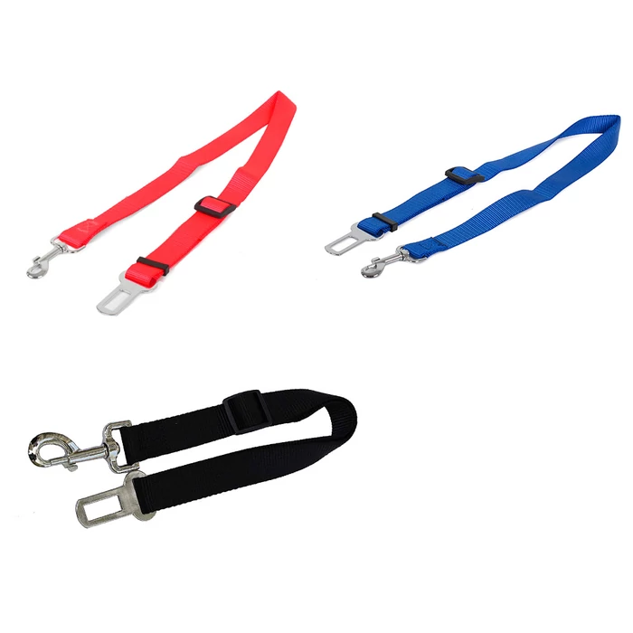 Autós póráz állatoknak, biztonsági övbe csatlakoztatható