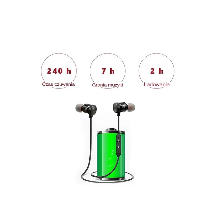 Vezeték nélküli bluetooth sport fülhallgató