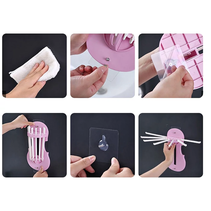 Összecsukható törölközőtartó, konyhai tartó