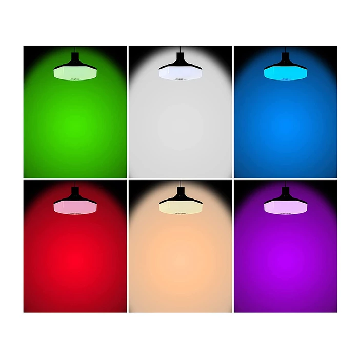 Színes LED izzó, bluetooth hangszóró, távirányítóval