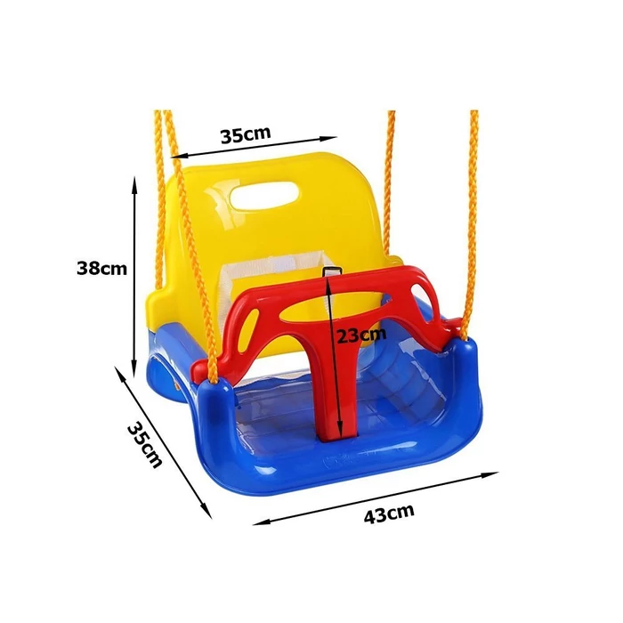 Gyermek kerti hinta 3in1 - kék
