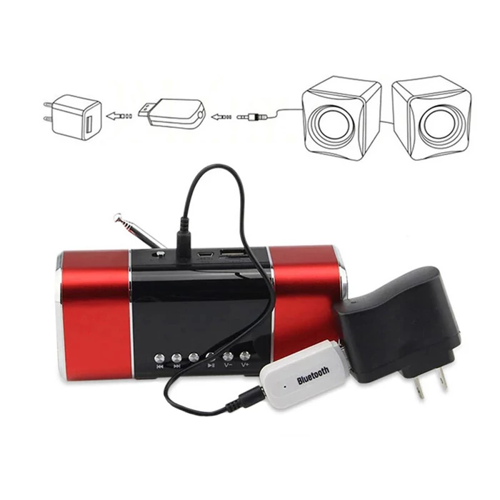 Vevőegység bluetooth adapter aux jack USB