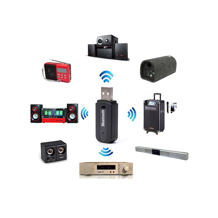 Vevőegység bluetooth adapter aux jack USB