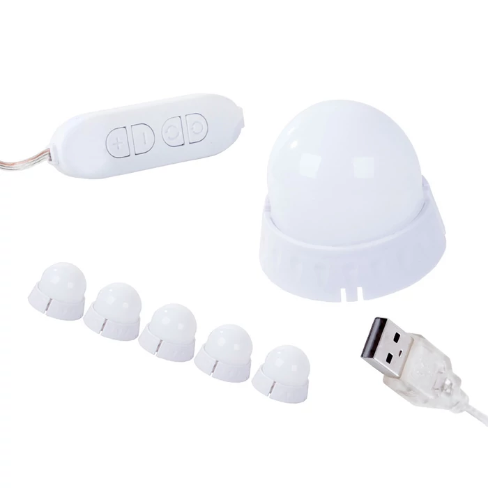 Tükör/fésülködőasztal LED-es lámpák, 10 db