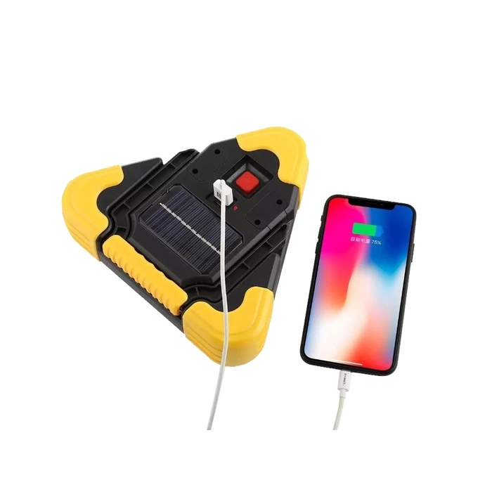 LED-es elakadásjelző háromszög 