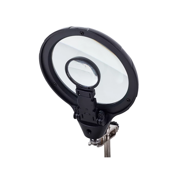 Kézi forrasztókészlet tartó nagyító 5 LED, 2,5x
