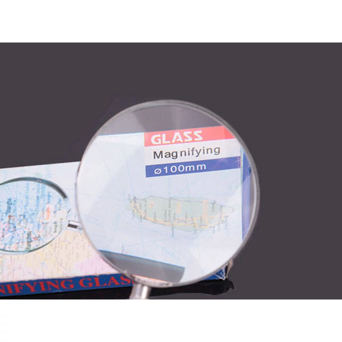 Klasszikus fém nagyító, 100 mm