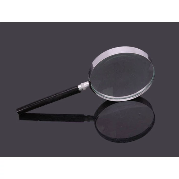 Klasszikus fém nagyító, 100 mm