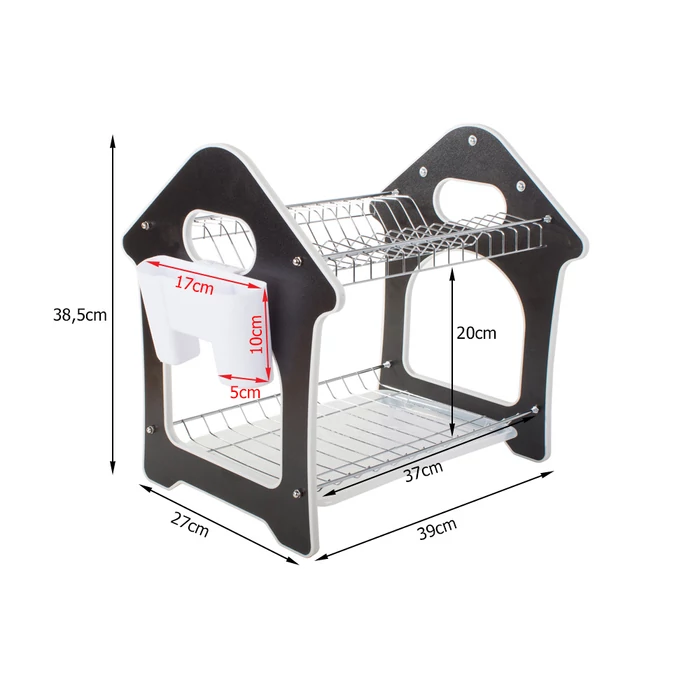 Kétszintes edényszárító