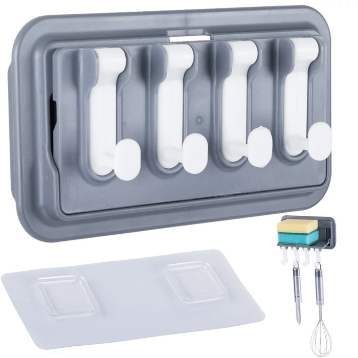 Konyhai fogastartó polc 