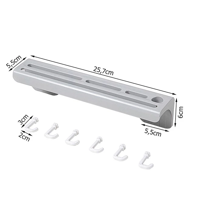 Falra szerelhető késtartó