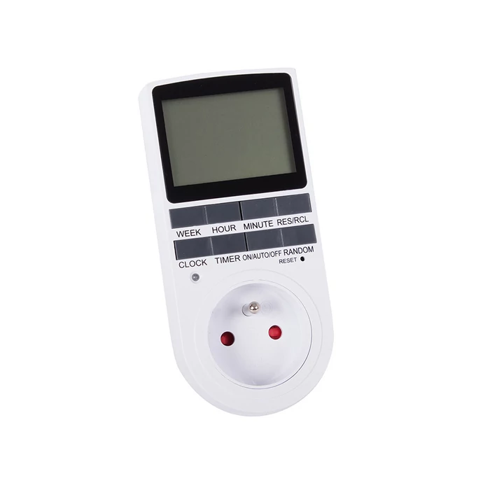 Időzítő ki-be kapcsoló lcd kijelzővel