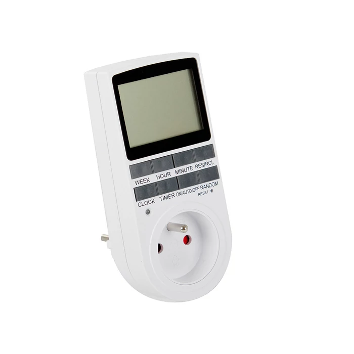 Időzítő ki-be kapcsoló lcd kijelzővel