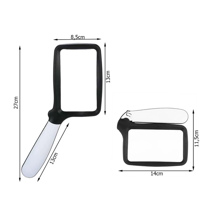 Nagyító 3x, LED