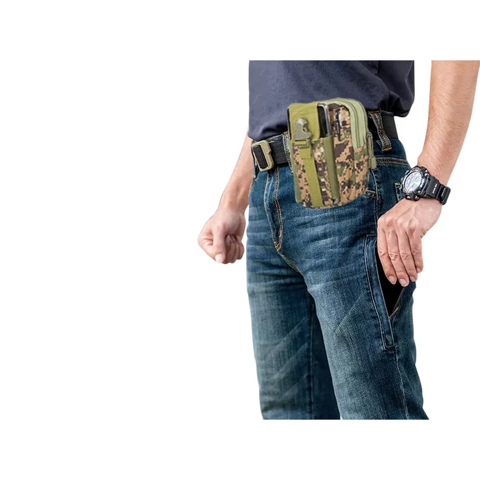 Katonai taktikai deréktáska, terepszínű