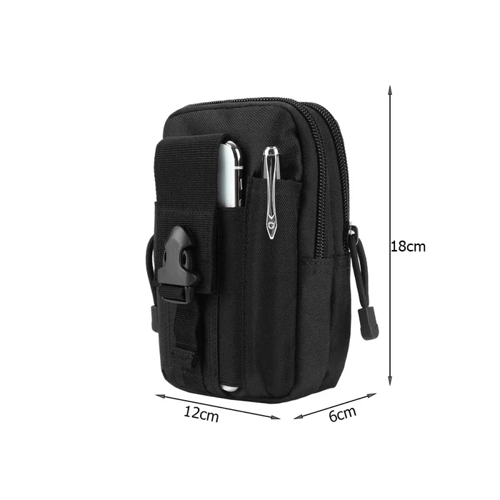 Katonai taktikai deréktáska, fekete