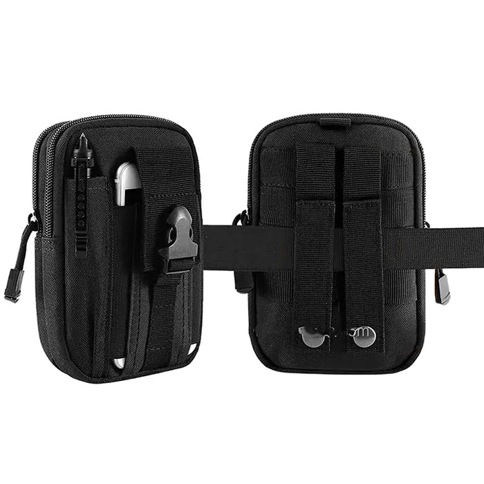 Katonai taktikai deréktáska, fekete