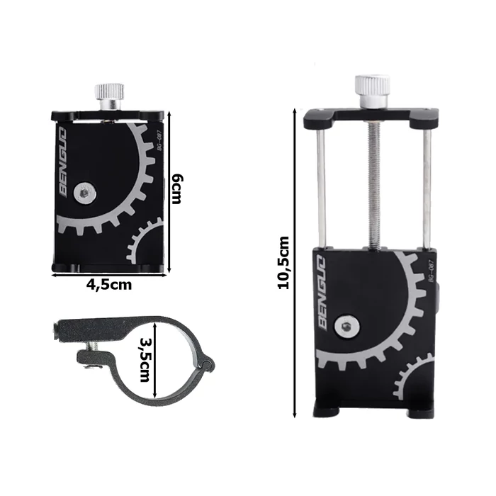 Kerékpár telefontartó, alumínium 