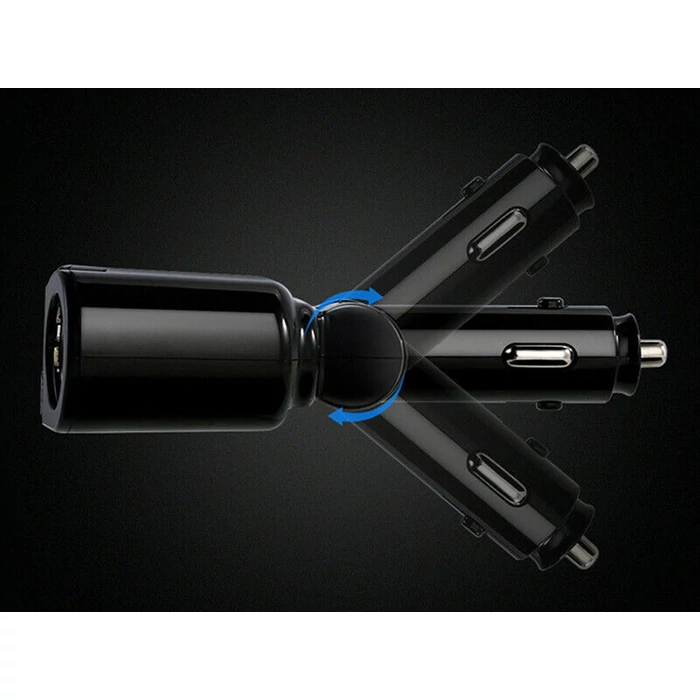 Szivargyújtó elosztó, 2x USB
