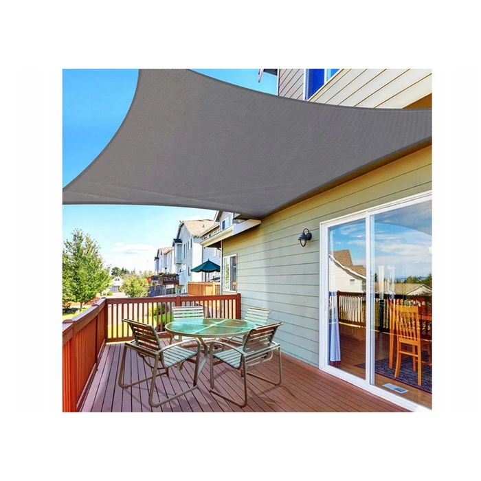 Vízálló kerti napvitorla szürke 3x4m