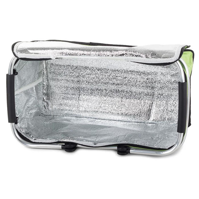 Termikus piknik vagy bevásárló kosár, zöld