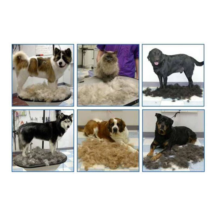 Szőreltávolító háziállat kefe, 10 cm