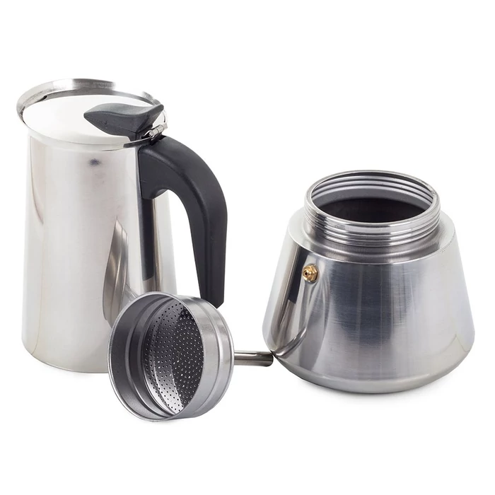 Olasz kávéfőző 12 személyes, 600 ml, acél