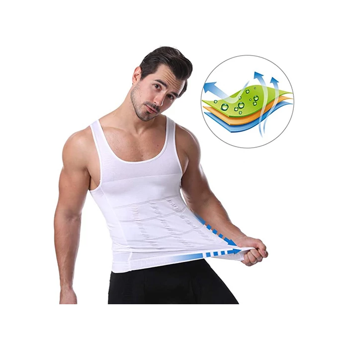 Férfi alakformáló trikó XXL, fehér