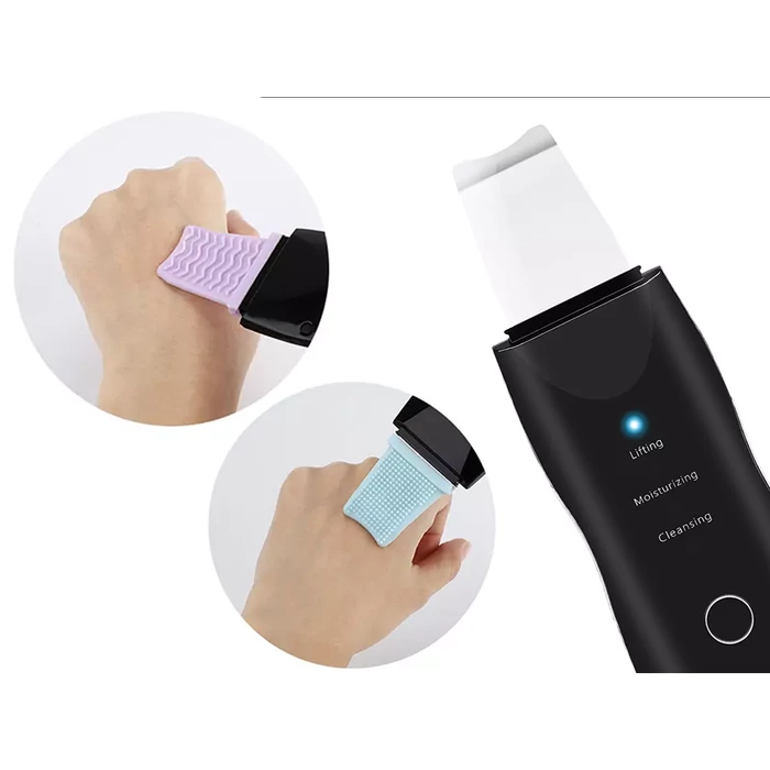 Ultrahangos arctisztító masszírozó, fekete