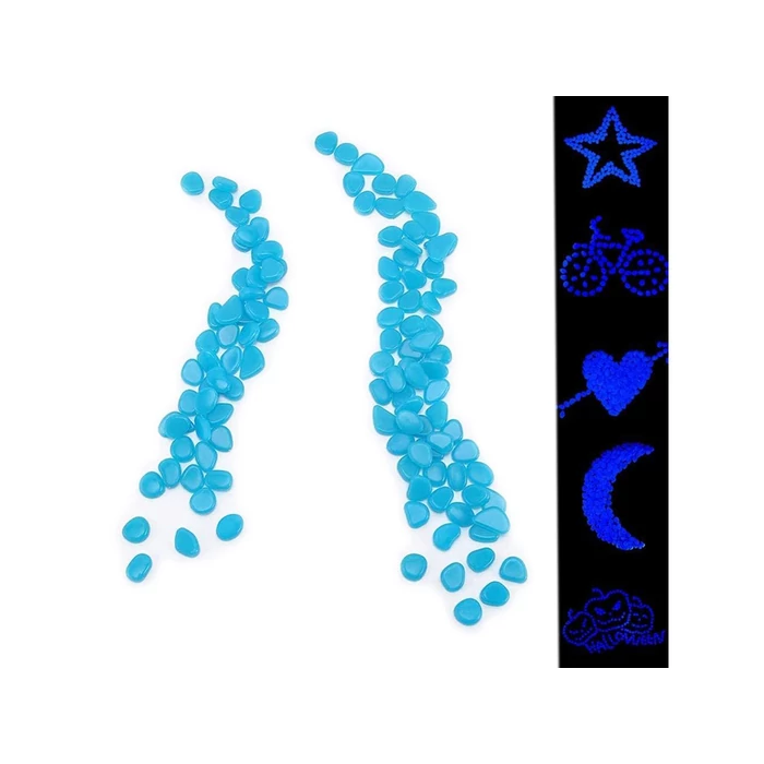 Fluoreszkáló kövek, 100 db