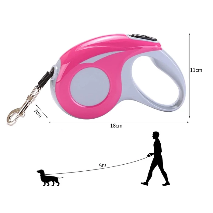 Automata kutyapóráz, 5m, 15 kg