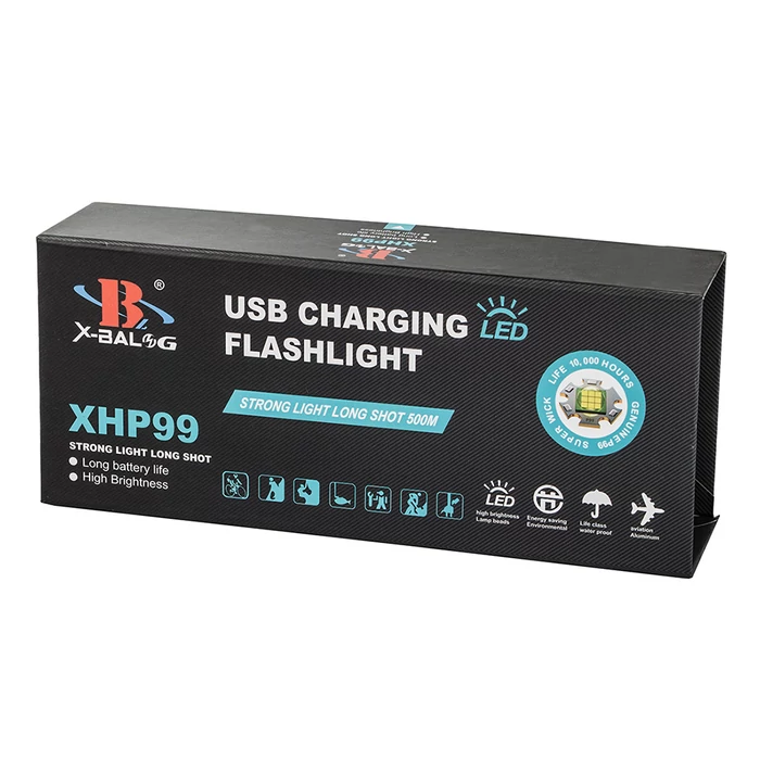 Bailong LED XHP99 zseblámpa