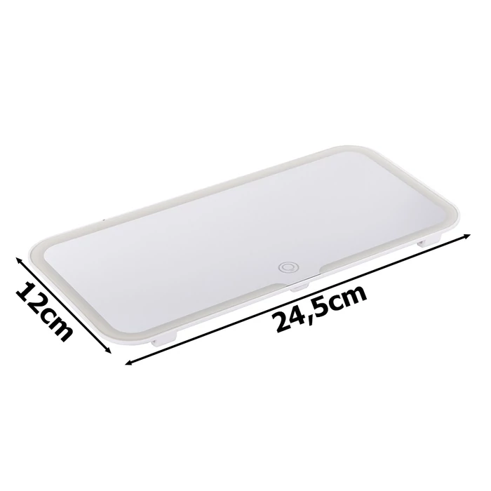 LED autós sminktükör
