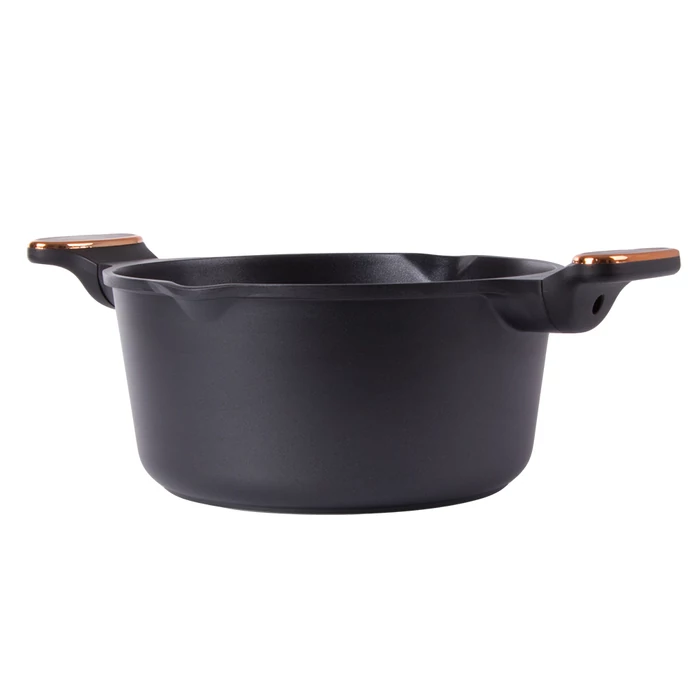 Mély fazék, tapadásmentes, indukciós, fedővel, 5L