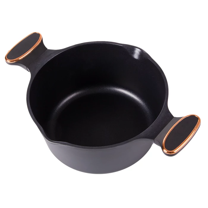 Mély fazék, tapadásmentes, indukciós, fedővel, 5L