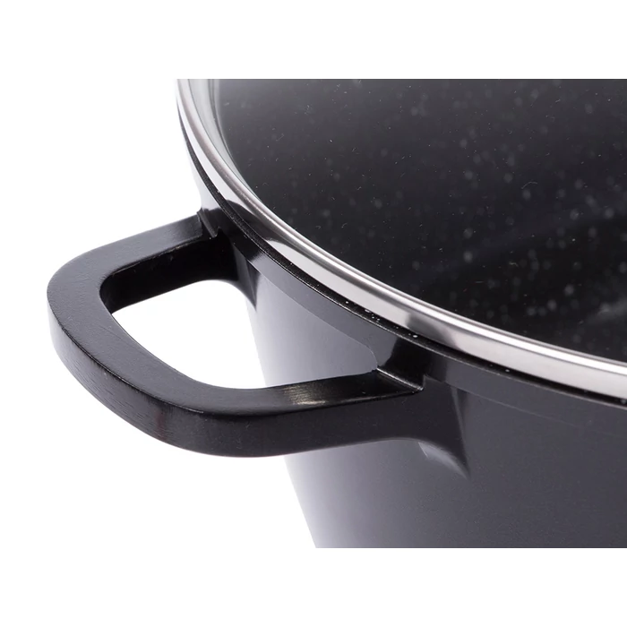 Edény, tapadásmentes, indukciós, aromatizáló fedővel, 8L