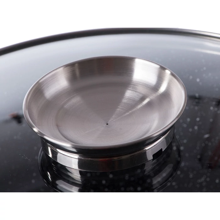 Edény, tapadásmentes, indukciós, aromatizáló fedővel, 8L