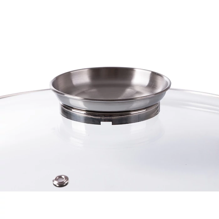 Edény, tapadásmentes, indukciós, aromatizáló fedővel, 8L