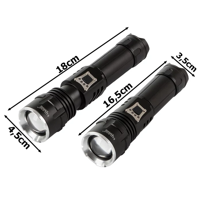 Bailong LED XHP160 zseblámpa
