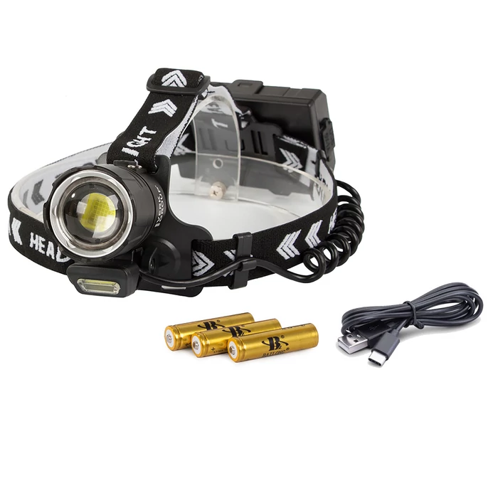 Bailong LED XHP360 fejlámpa