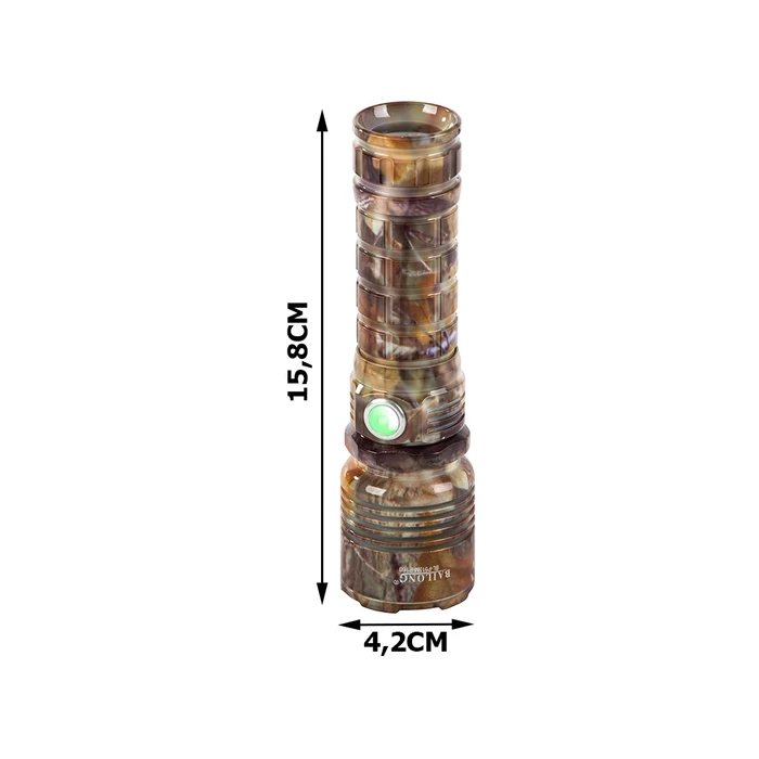 Bailong LED XHP160 zseblámpa