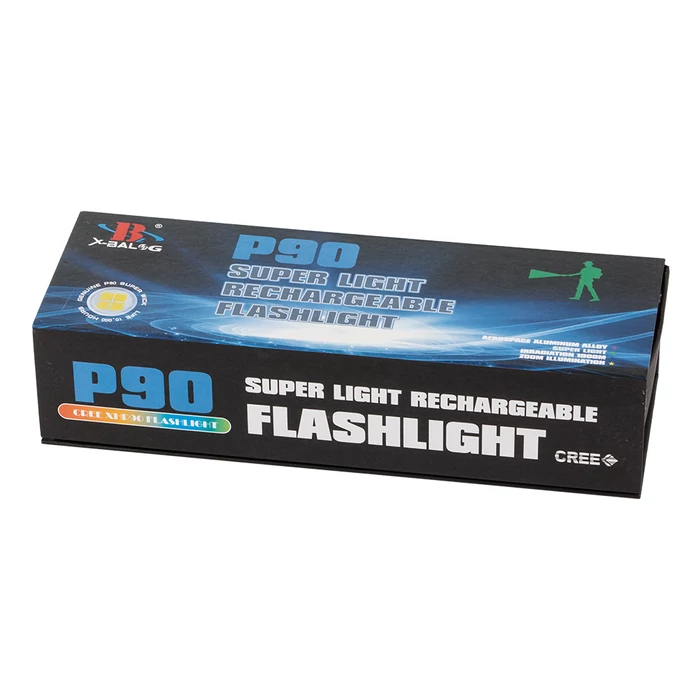 Bailong LED XHP90 zseblámpa 