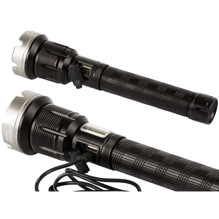 Bailong LED XHP90 zseblámpa 