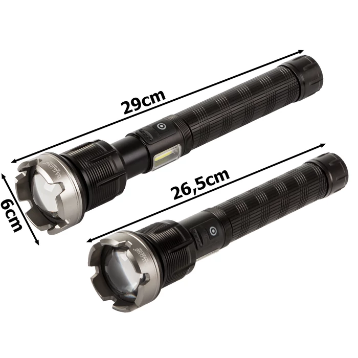 Bailong LED XHP90 zseblámpa 