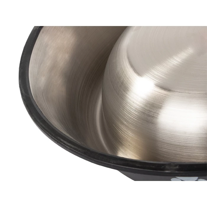 Fém, csúszásmentes kutyatál, 150 ml