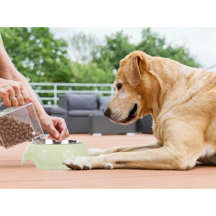 Nagy fém etetőtál, 1200 ml