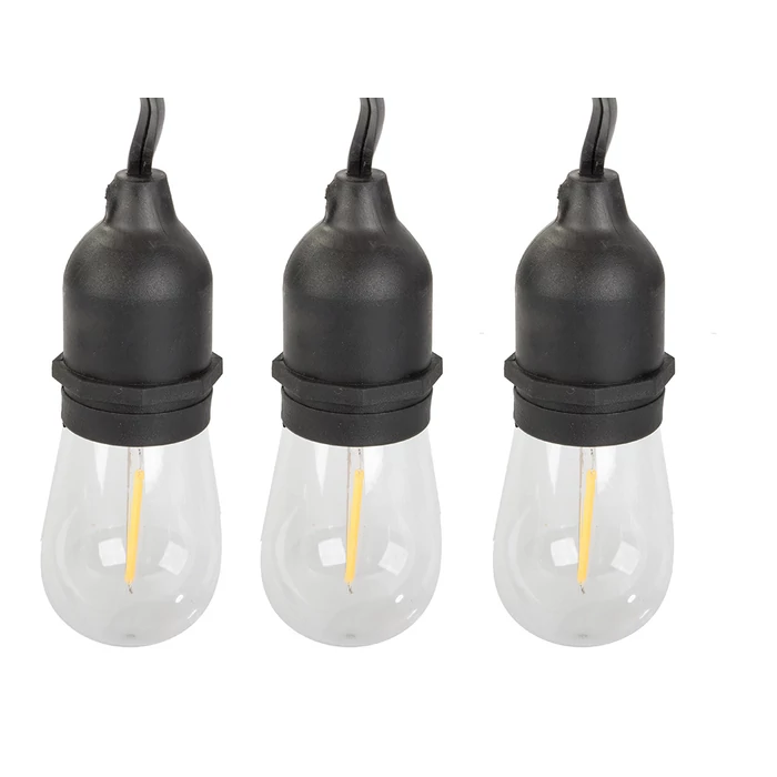 Kerti fényfüzér 15 LED E27 15m