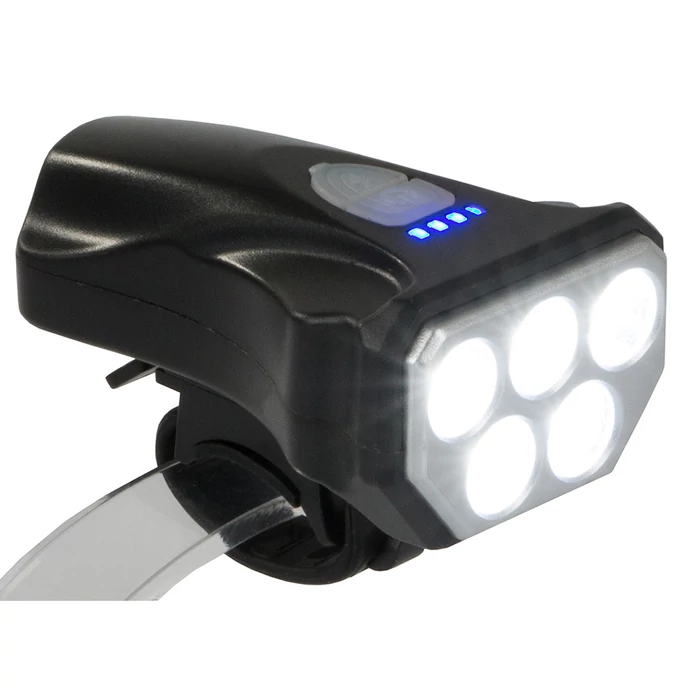 Kerékpár első lámpa 5 LED
