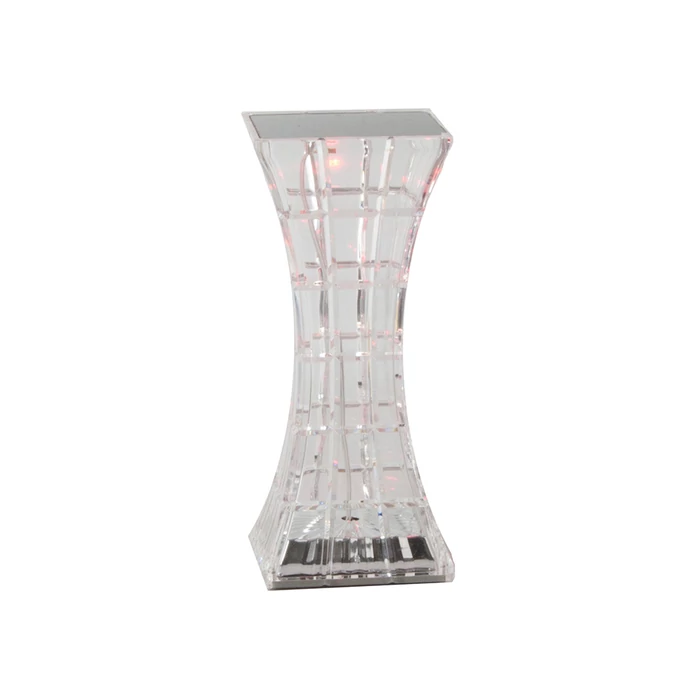 Kristály asztali lámpa LED RGB, távirányítóval