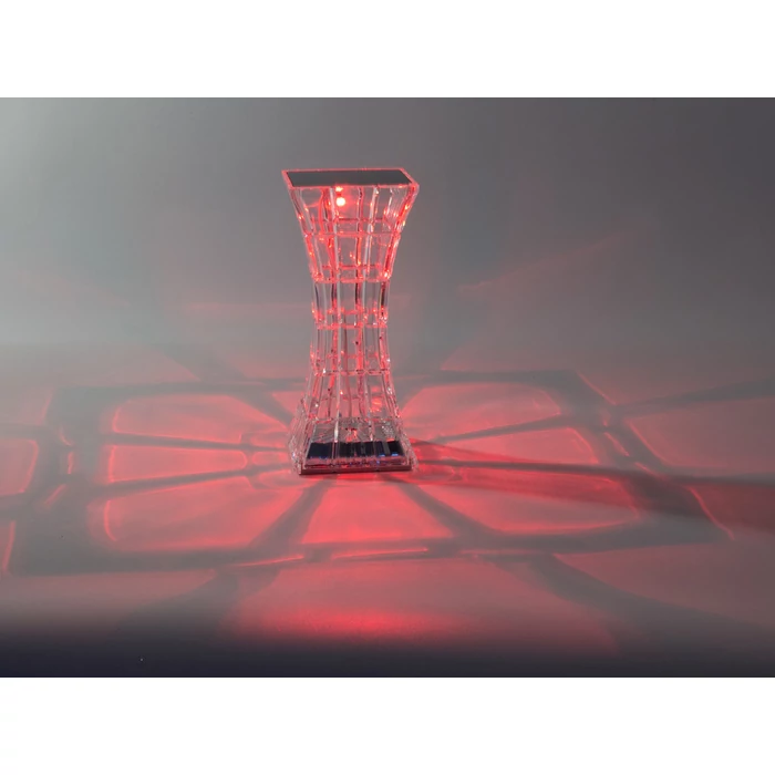 Kristály asztali lámpa LED RGB, távirányítóval